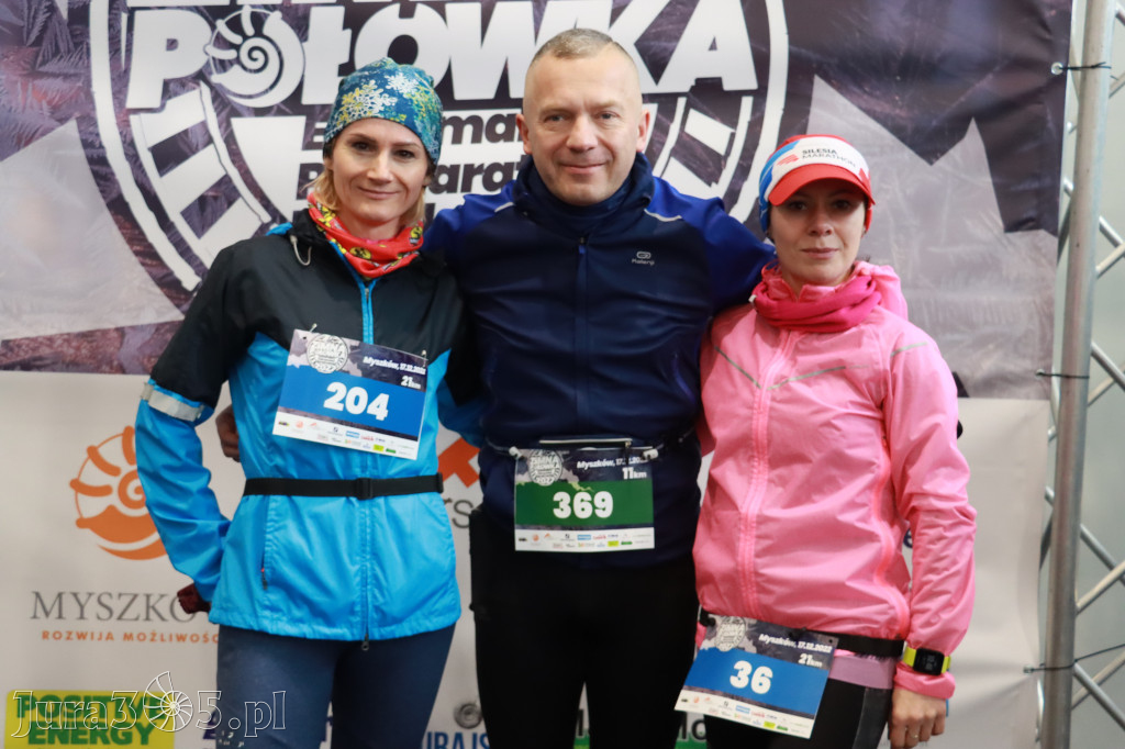 Zimna połówka Ekstremalny półmaraton Myszkowski