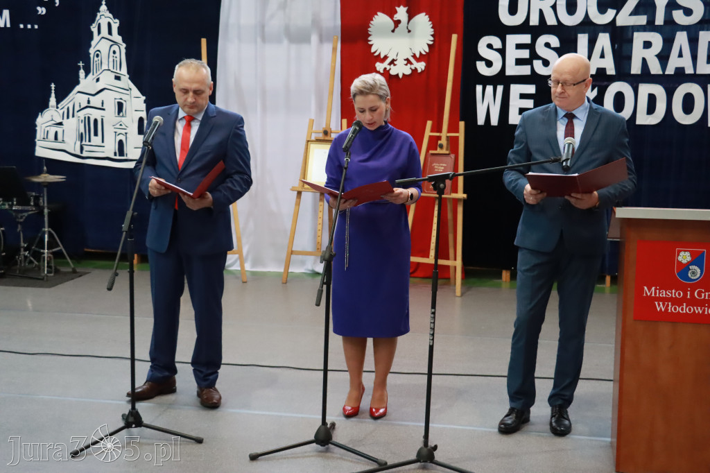 Fotorelacja Uroczysta Sesja Rady Miejskiej Włodowice
