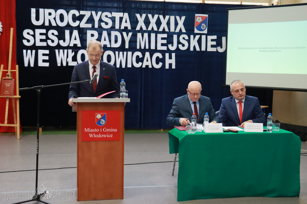 Fotorelacja Uroczysta Sesja Rady Miejskiej Włodowice