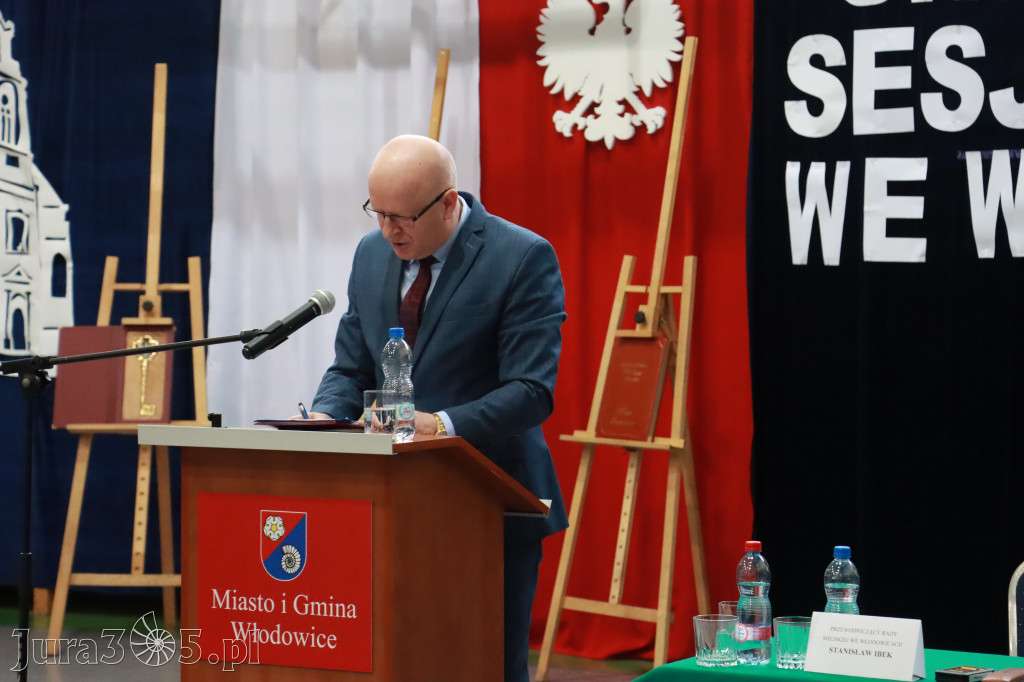 Fotorelacja Uroczysta Sesja Rady Miejskiej Włodowice