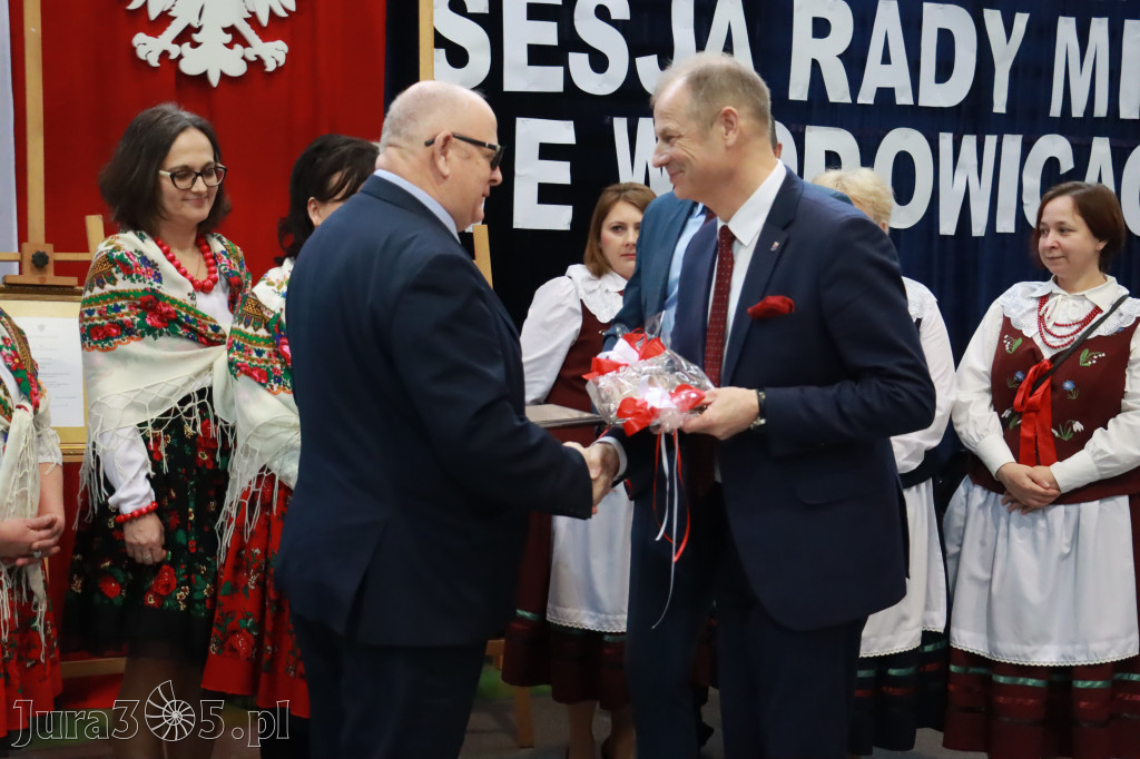 Fotorelacja Uroczysta Sesja Rady Miejskiej Włodowice