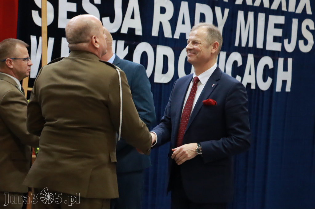 Fotorelacja Uroczysta Sesja Rady Miejskiej Włodowice