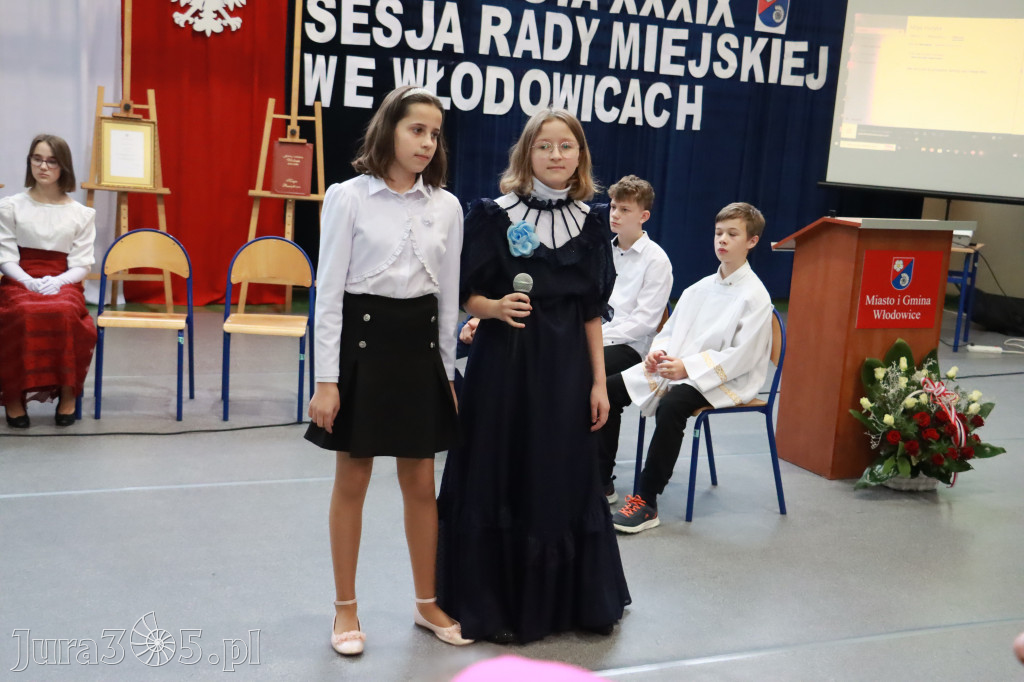 Część artystyczna Sesji Rady Miejskiej we Włodowicach