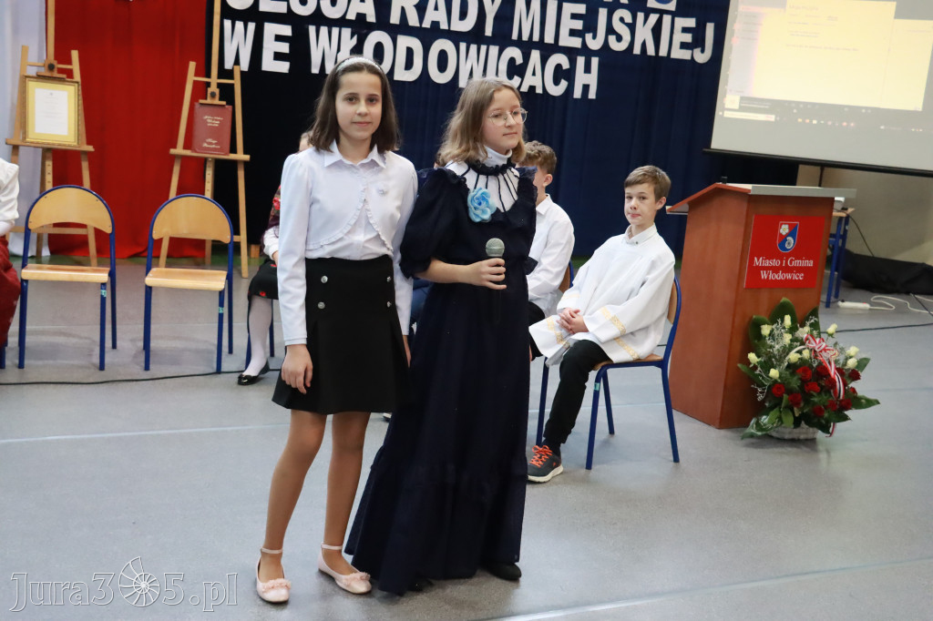 Część artystyczna Sesji Rady Miejskiej we Włodowicach