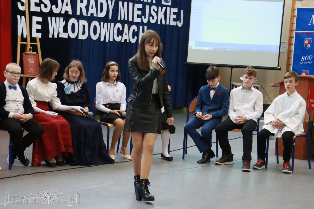 Część artystyczna Sesji Rady Miejskiej we Włodowicach