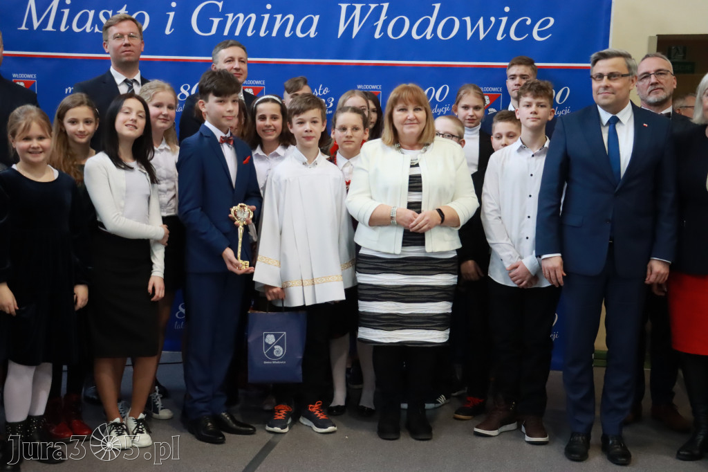 Część artystyczna Sesji Rady Miejskiej we Włodowicach