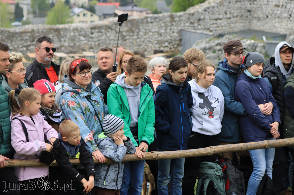 Fotorelacja z Zamku Ogrodzieniec Pokazy Sokolnicze