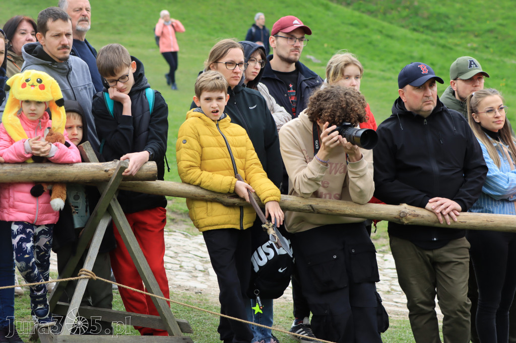 Fotorelacja z Zamku Ogrodzieniec Pokazy Sokolnicze