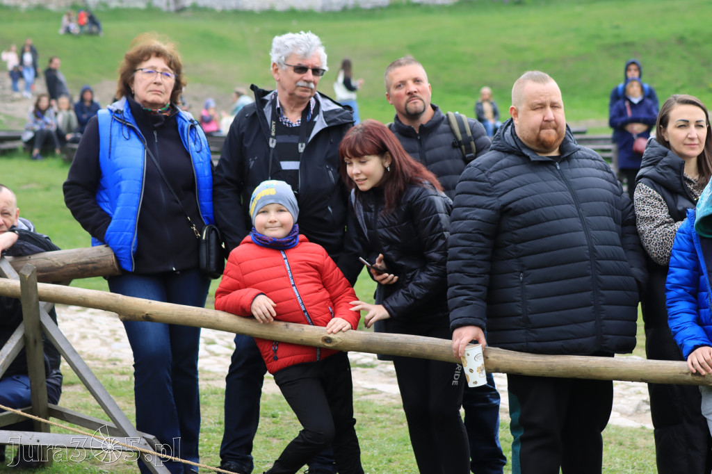 Fotorelacja z Zamku Ogrodzieniec Pokazy Sokolnicze