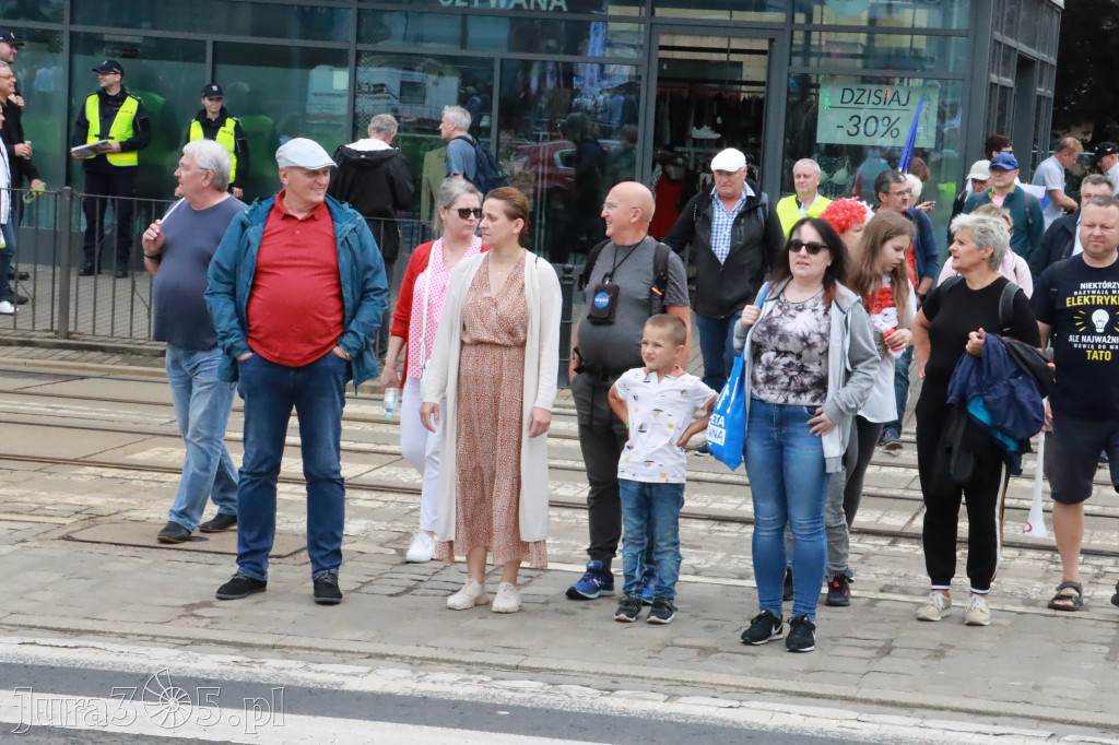 Fotorelacja: Wiec Donalda Tuska we Wrocławiu.