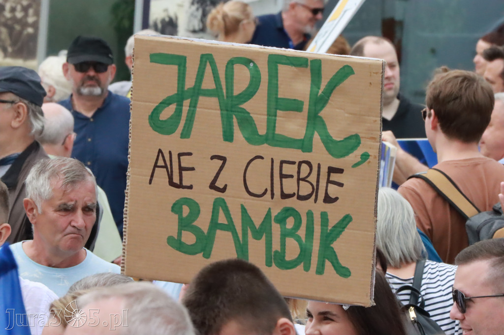 Fotorelacja: Wiec Donalda Tuska we Wrocławiu.