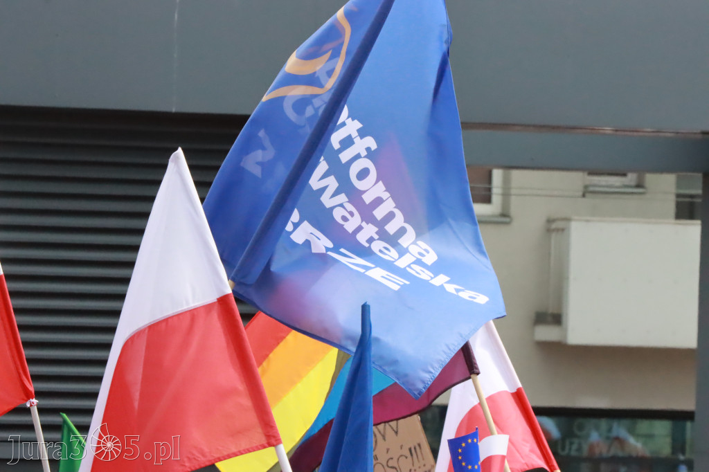 Fotorelacja: Wiec Donalda Tuska we Wrocławiu.