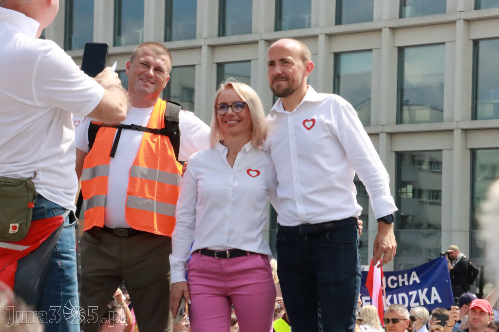 Fotorelacja: Wiec Donalda Tuska we Wrocławiu.