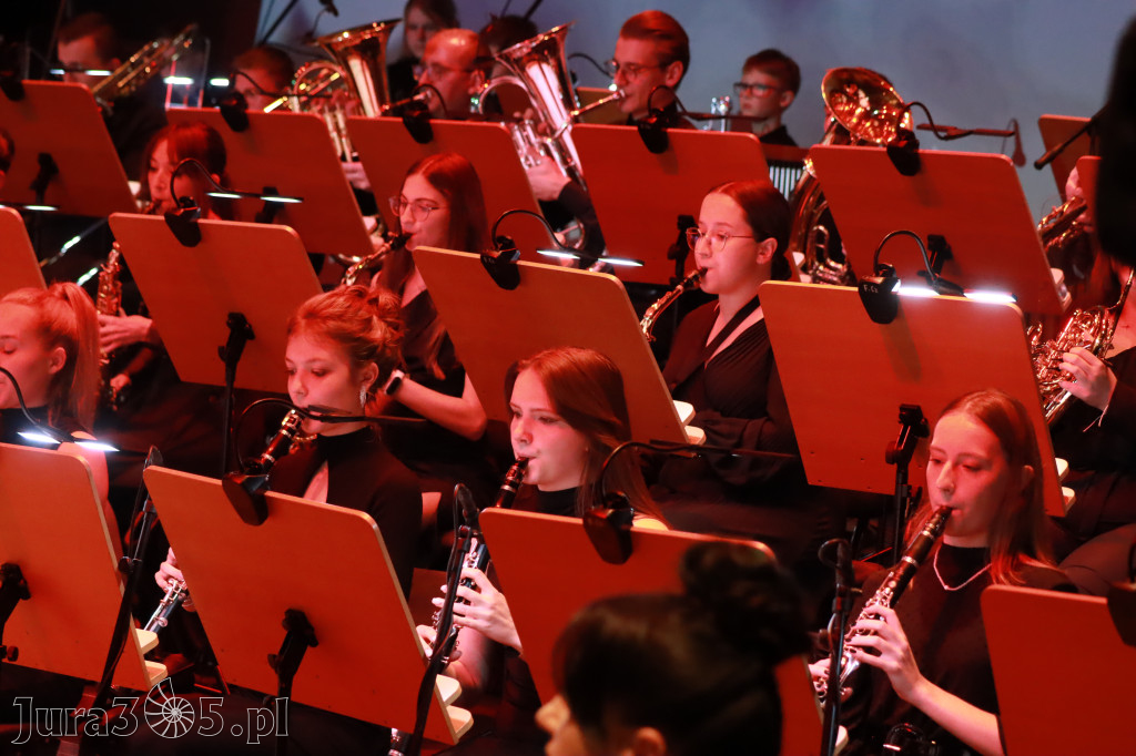 Fotorelacja: Koncert Orkiestry Dętej z Pińczyc w Filharmonii Częstochowskiej