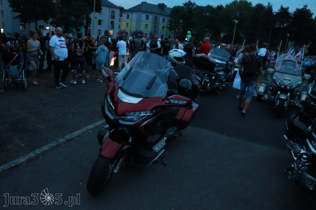 Fotorelacja: Nocna Parada Motocyklowa w Zawierciu