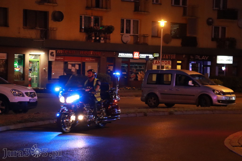 Fotorelacja: Nocna Parada Motocyklowa w Zawierciu