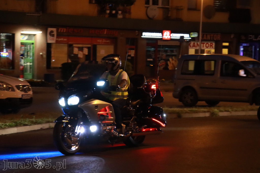 Fotorelacja: Nocna Parada Motocyklowa w Zawierciu