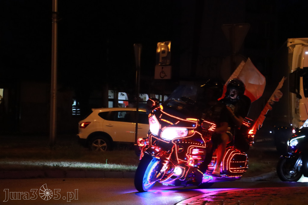 Fotorelacja: Nocna Parada Motocyklowa w Zawierciu