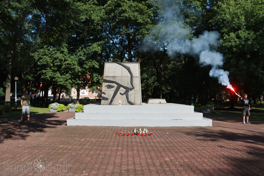 Fotorelacja Zawiercie: 80. rocznica wybuchu Powstania Warszawskiego
