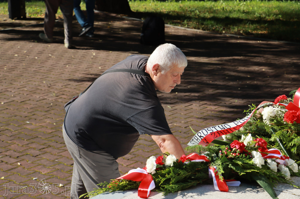 Fotorelacja Zawiercie: 80. rocznica wybuchu Powstania Warszawskiego