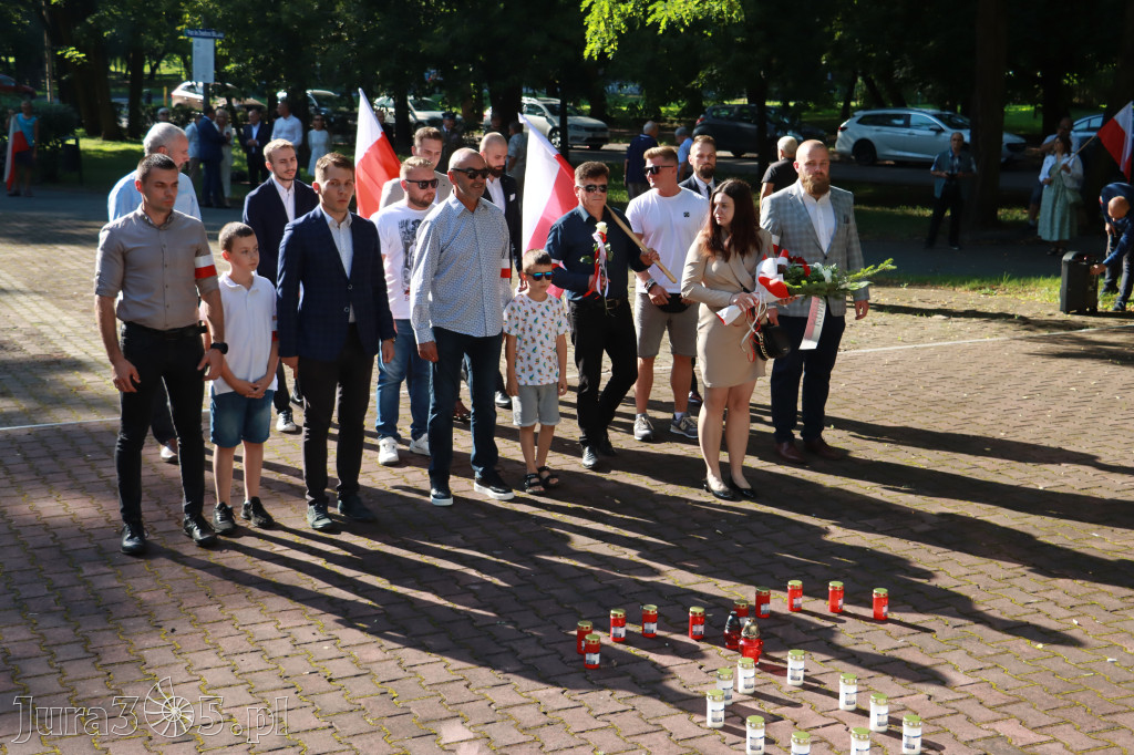 Fotorelacja Zawiercie: 80. rocznica wybuchu Powstania Warszawskiego