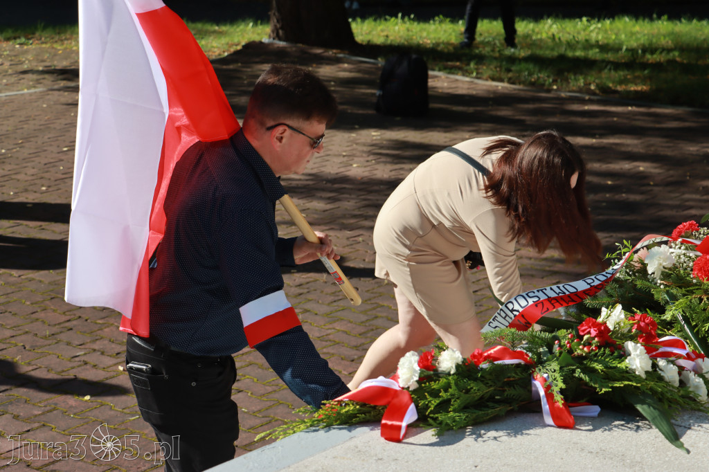 Fotorelacja Zawiercie: 80. rocznica wybuchu Powstania Warszawskiego