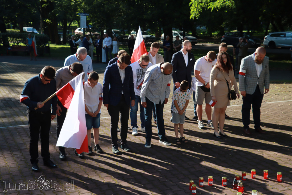 Fotorelacja Zawiercie: 80. rocznica wybuchu Powstania Warszawskiego