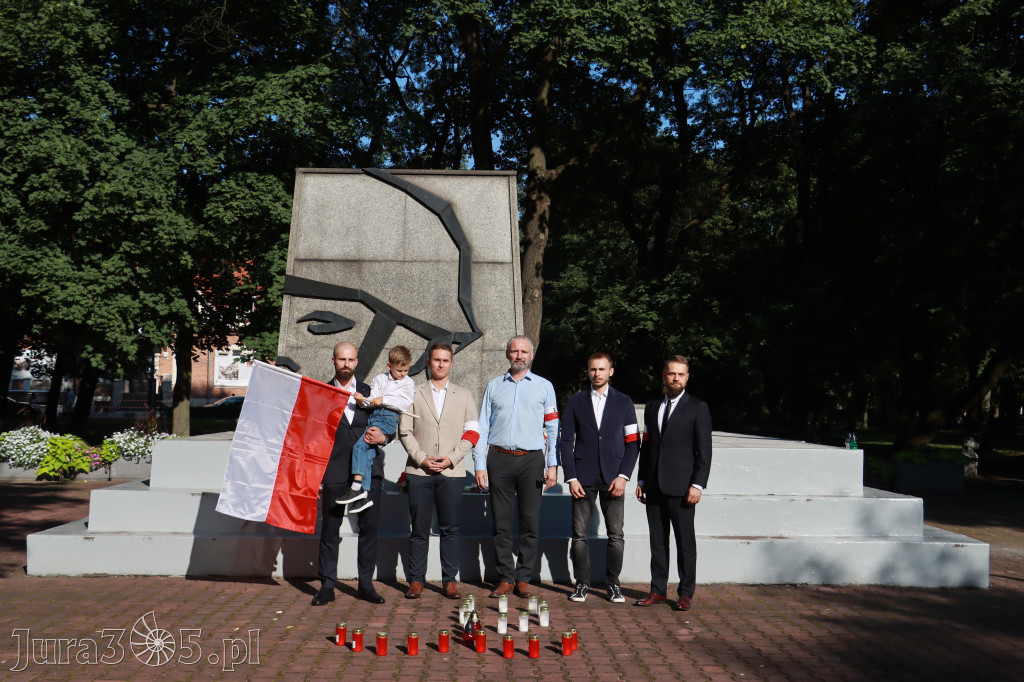 Fotorelacja Zawiercie: 80. rocznica wybuchu Powstania Warszawskiego
