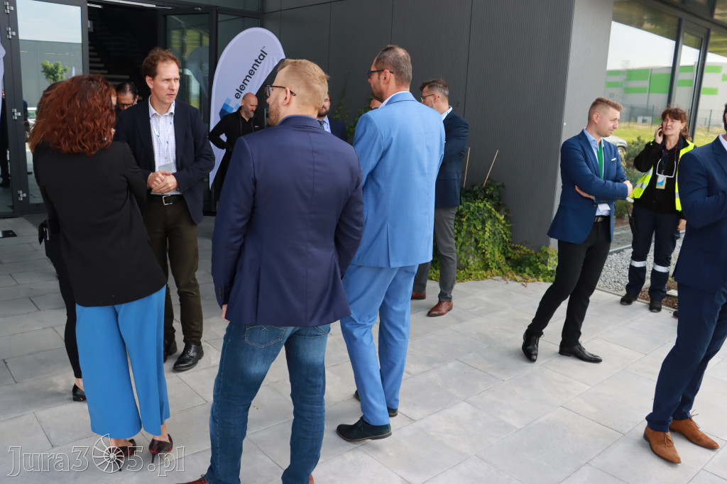 Fotorelacja: Otwarcie zakładu recyklingu baterii EV w Zawierciu