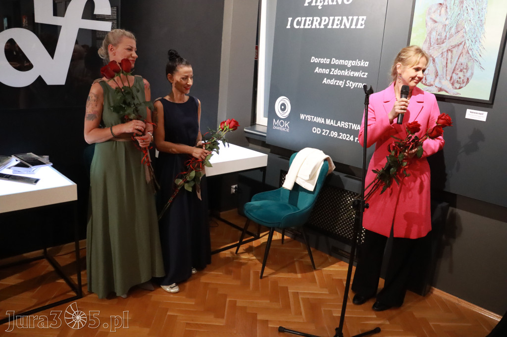 Fotorelacja: Wernisaż PIĘKNO I CIERPIENIE w MOK Zawiercie