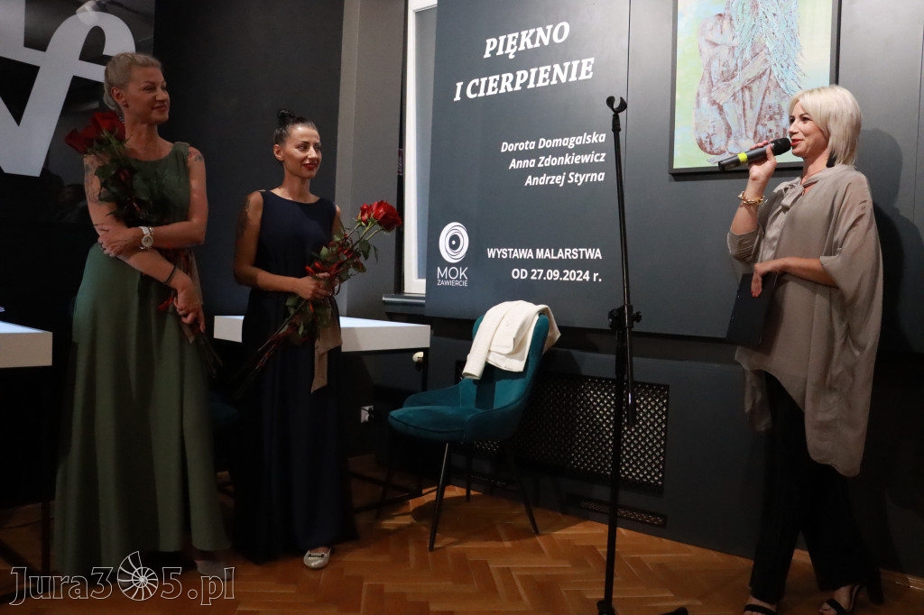 Fotorelacja: Wernisaż PIĘKNO I CIERPIENIE w MOK Zawiercie