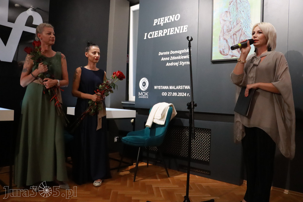 Fotorelacja: Wernisaż PIĘKNO I CIERPIENIE w MOK Zawiercie