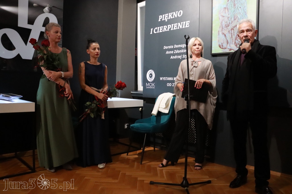 Fotorelacja: Wernisaż PIĘKNO I CIERPIENIE w MOK Zawiercie
