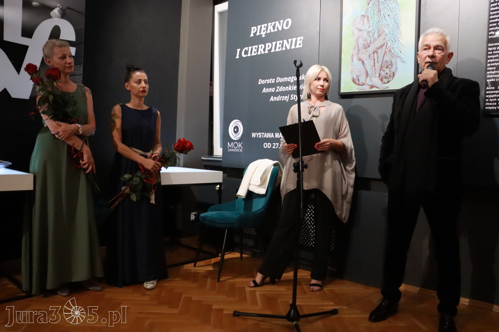 Fotorelacja: Wernisaż PIĘKNO I CIERPIENIE w MOK Zawiercie