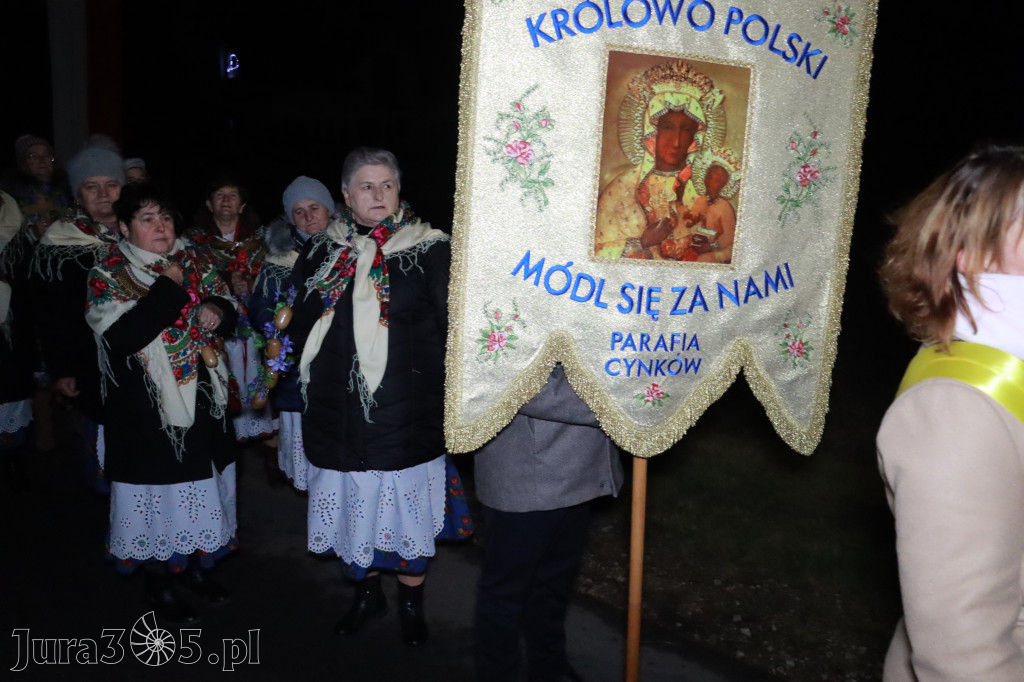Fotorelacja I: Powitanie Świętego Obrazu Matki Boskiej Częstochowskiej w Cynkowie