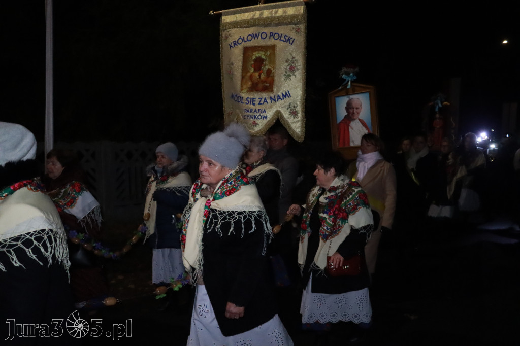 Fotorelacja I: Powitanie Świętego Obrazu Matki Boskiej Częstochowskiej w Cynkowie