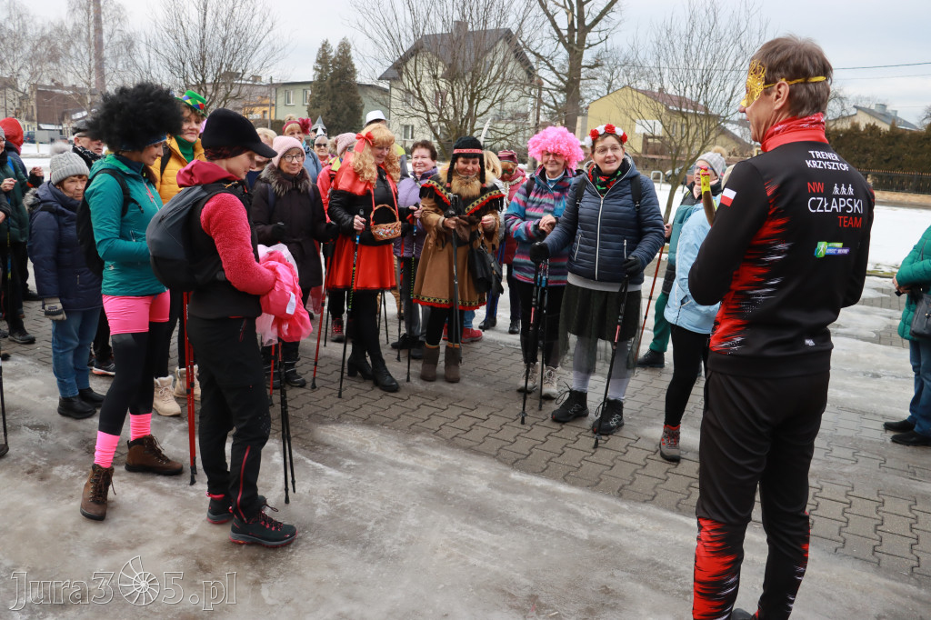 Fotorelacja: Karnawałowy Marsz Nordic Walking w Zawierciu