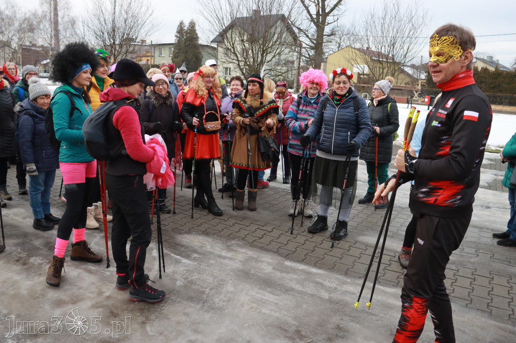 Fotorelacja: Karnawałowy Marsz Nordic Walking w Zawierciu