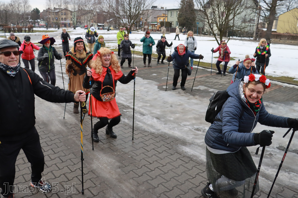 Fotorelacja: Karnawałowy Marsz Nordic Walking w Zawierciu
