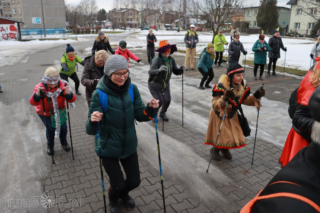Fotorelacja: Karnawałowy Marsz Nordic Walking w Zawierciu