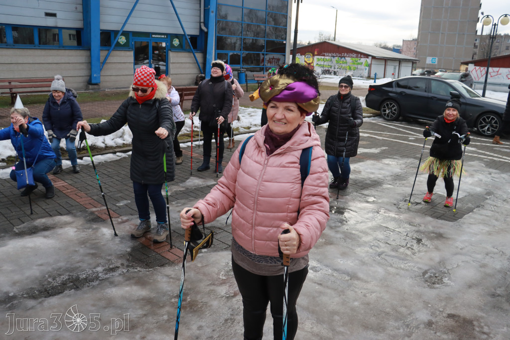 Fotorelacja: Karnawałowy Marsz Nordic Walking w Zawierciu