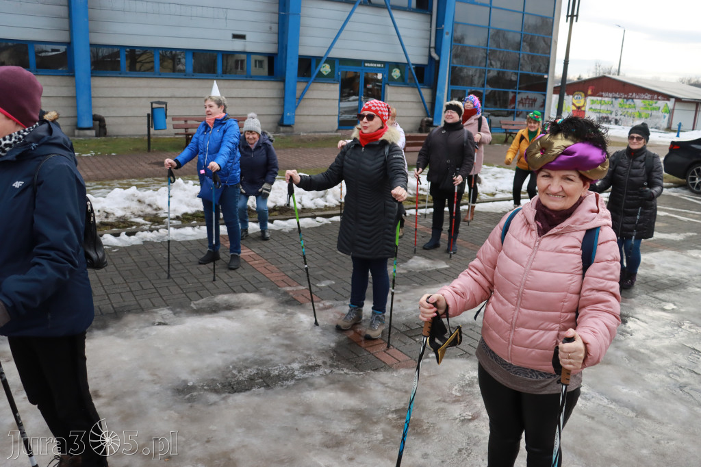Fotorelacja: Karnawałowy Marsz Nordic Walking w Zawierciu