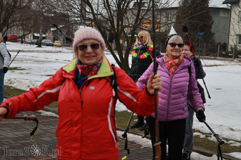 Fotorelacja: Karnawałowy Marsz Nordic Walking w Zawierciu