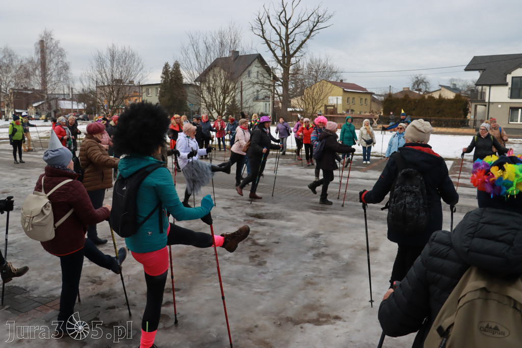 Fotorelacja: Karnawałowy Marsz Nordic Walking w Zawierciu
