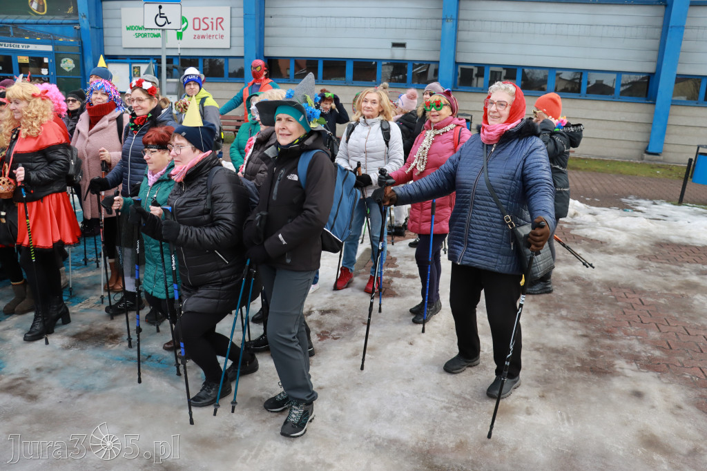 Fotorelacja: Karnawałowy Marsz Nordic Walking w Zawierciu