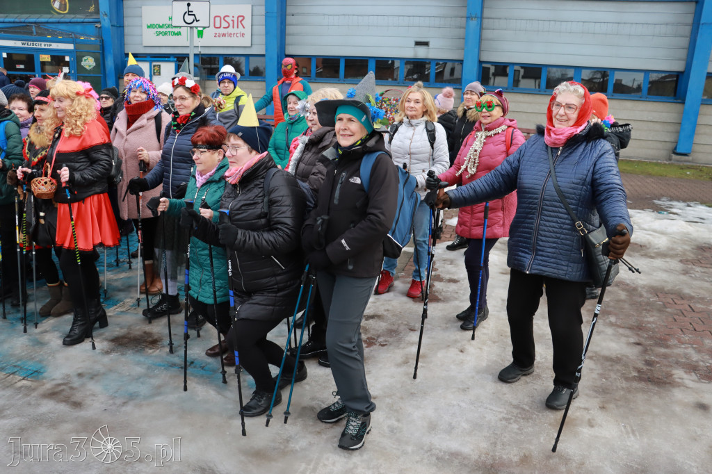 Fotorelacja: Karnawałowy Marsz Nordic Walking w Zawierciu
