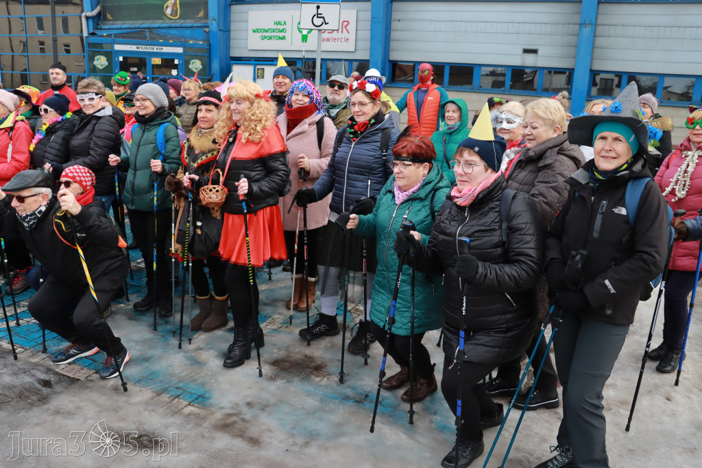 Fotorelacja: Karnawałowy Marsz Nordic Walking w Zawierciu