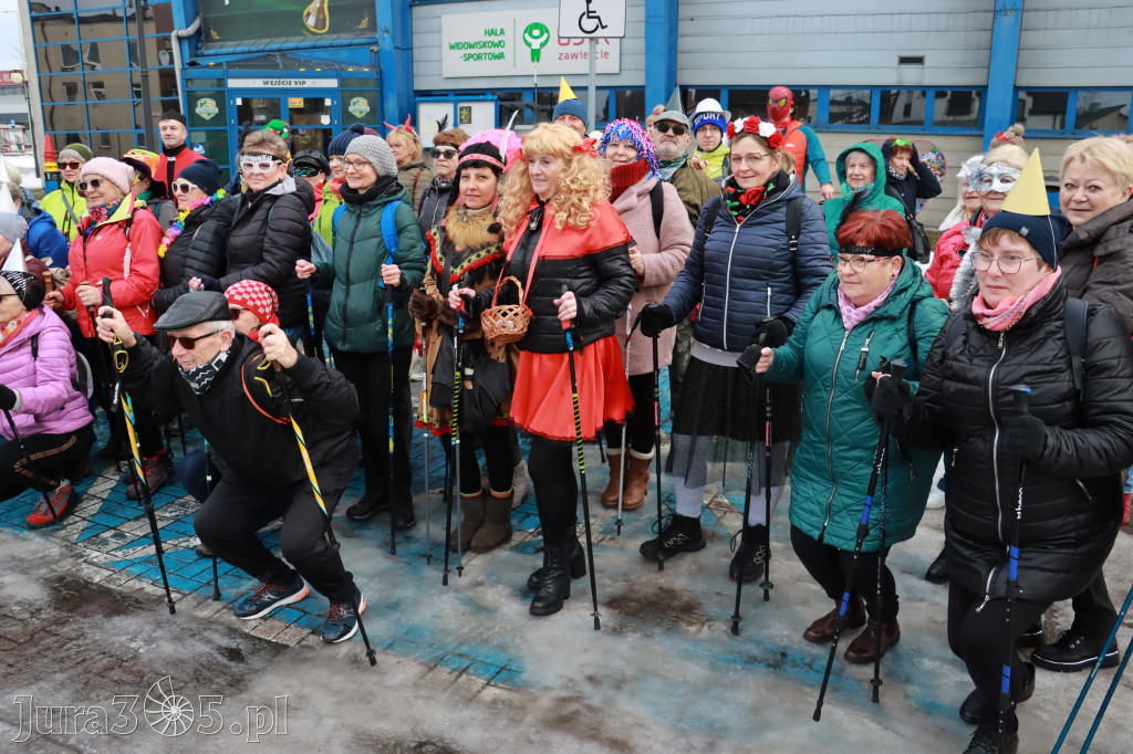 Fotorelacja: Karnawałowy Marsz Nordic Walking w Zawierciu