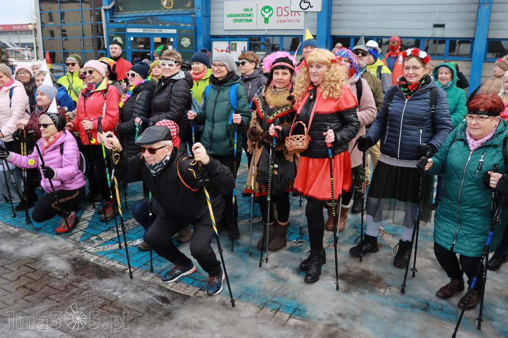 Fotorelacja: Karnawałowy Marsz Nordic Walking w Zawierciu