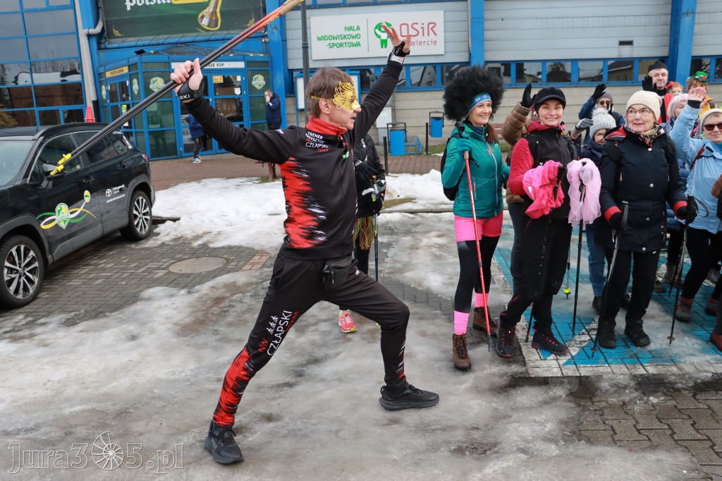 Fotorelacja: Karnawałowy Marsz Nordic Walking w Zawierciu